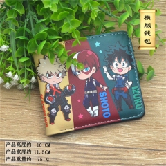Boku no Hero Academia / My Hero Academia Cartoon Cosplay Purse PU Leather Anime Short Wallet