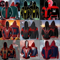17 Styles Spider Man Movie Cosplay Anime Hooded Hoodie