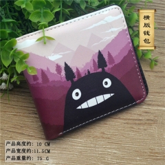 My Neighbor Totoro Cartoon Cosplay Purse PU Leather Anime Short Wallet