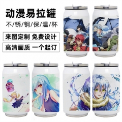 3 Styles That Time I Got Reincarnated as a Slime Cartoon Pop Cans Printing Character Anime Cups 350ML