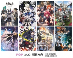 Arknight Anime Posters Set （8pcs a set)