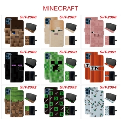 12 Styles Minecraft Anime Phone Shell Phone Slip Phone Cover Phone Case ( Iphone 13 /13 pro /13 pro max )