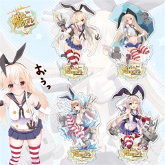 3 Styles Anime Kantai Collection Acrylic Stand Model Desk Decor Anime Standing Plate for Gifts