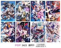 Honkai Impact Anime Posters Set （8pcs a set)