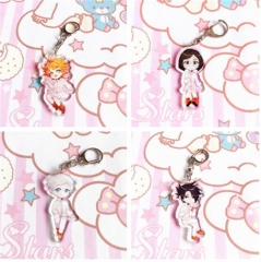 5 Styles Anime The Promised Neverland Acrylic Stand Model Pendant Anime Keychain
