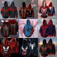 15 Styles Spider Man/Venom 3D Printed Movie Anime Hooded Hoodie 3D Printed Movie Anime Hooded Hoodie