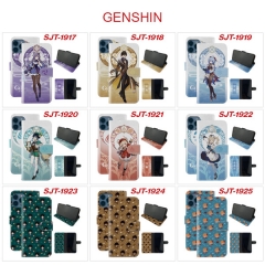 13 Styles Genshin Impact Anime Phone Shell Phone Slip Phone Cover Phone Case ( Iphone 13 /13 pro /13 pro max )