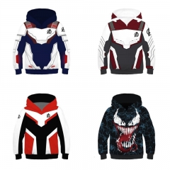 30 Styles Marvel's The Avengers Cosplay Cartoon For Kids 3D Printed Anime Hooded Hoodie