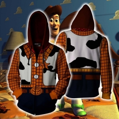 Toy Story Woody Cosplay Cartoon Character 3D Printed Anime Hooded Hoodie