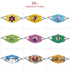 11 Styles SK∞/SK8 the Infinity Cartoon Color Printing Anime Mask