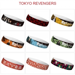 9 Styles Tokyo Revengers Cartoon Color Printing Sweatband Anime Headband