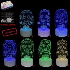 7 Styles Tokyo Revengers Anime 3D Nightlight with Remote Control