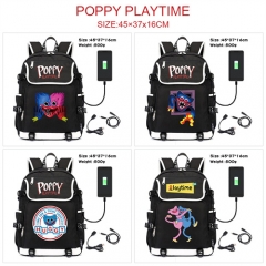 7 Styles Poppy Playtime Canvas Shoulder Anime Backpack Bag