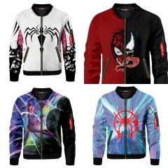 5 Styles Spider Man Cosplay 3D Printed Anime Jacket for Adults