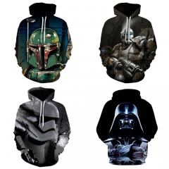 11 Styles Star War Cosplay 3D Printed Anime Jacket for Adults