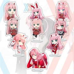 9Pcs/Set DARLING in the FRANXX Acrylic Anime Standing Plates 6CM