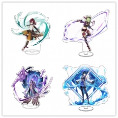 5 Styles Genshin Impact Acrylic Anime Standing Plates 15CM