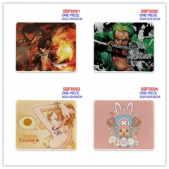 15 Styles One Piece Luffy Anime Mouse Pad 25*30CM