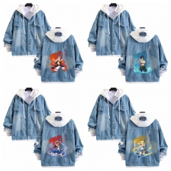 7 Styles Fairy Tail Cosplay Denim Jacket Anime Costume