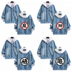 10 Styles Dragon Ball Z Cosplay Denim Jacket Anime Costume