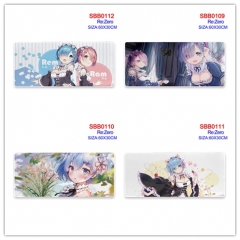 15 Styles Re:Life in a Different World from Zero/Re: Zero Rem Ram Anime Mouse Pad 60*30CM