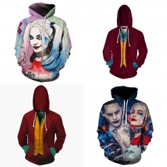 9 Styles Suicide Squad Cosplay 3D Print Anime Hooded Hoodie