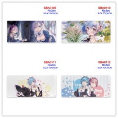 15 Styles Re:Life in a Different World from Zero/Re: Zero Ram Rem Anime Mouse Pad 70*30CM