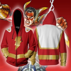 Shazam Movie Cosplay For Adult 3D Print Hooded Anime Hoodie