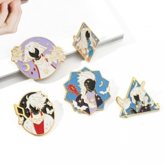 2 Styles Sky: Children of Light Cartoon Fashion Badge Pin Decoration Cloth Alloy Anime Brooch