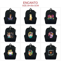 9 Styles Encanto Anime Cartoon Canvas Backpack Students Bag