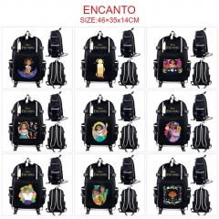 9 Styles Encanto Anime Cosplay Cartoon Canvas Colorful Backpack Bag