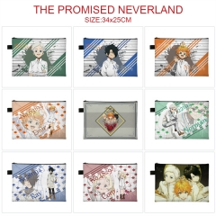 9 Styles The Promised Neverland Cartoon Character Anime File Pocket