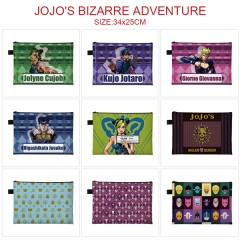 11 Styles JoJo's Bizarre Adventure Cartoon Character Anime File Pocket