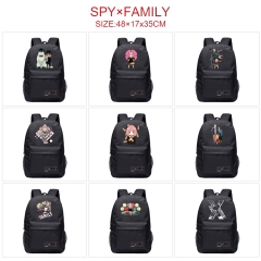 9 Styles SPY×FAMILY Oxford Canvas Anime Backpack Bag