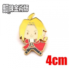 Fullmetal Alchemist Cosplay Cartoon Character Alloy Anime Brooch Pin