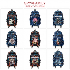 9 Styles SPY×FAMILY Anime Backpack Bag With USB