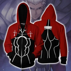 Fate Stay Night Cosplay For Adult 3D Print Hooded Anime Hoodie