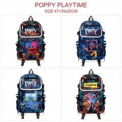 7 Styles Poppy Playtime  Anime Backpack Bag With USB