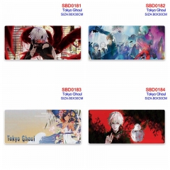 80*30CM 15 Styles Tokyo Ghoul Cartoon Printing Mouse Mat Anime Mouse Pad