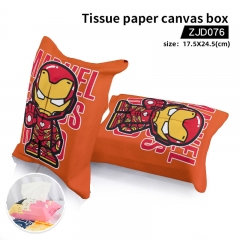 Marvel Iron Man Cosplay Cartoon Anime Tissue Paper Canvas Box