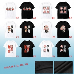6 Styles SPY×FAMILY Cosplay Cartoon Pattern Anime T-shirts