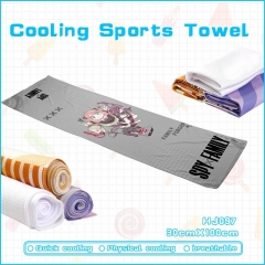 3 Styles SPY×FAMILY Cosplay Color Printing Anime Cooling Sports Towel