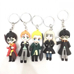 5 Styles Harry Potter Anime PVC keychain