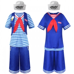 2 Styles Stranger Things Cartoon Cosplay Character Anime Costume T Shirt+Shorts Set