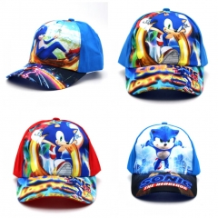 4 Colors Sonic the Hedgehog Sun Baseball Cap Anime Sports Hat