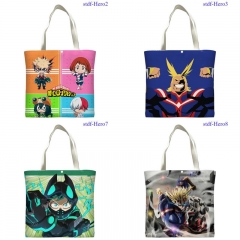 13 Styles 40*40cm My Hero Academia Cartoon Pattern Canvas Anime Bag