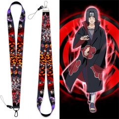 4 Styles Naruto Itachi Card Holder Bag Anime Phone Strap Lanyard