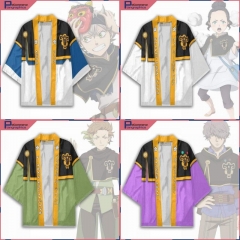5 Styles Black Clover Cartoon Character Cosplay Anime Kimono