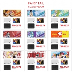 9 Styles Fairy Tail Anime Mouse Pad 30*80CM