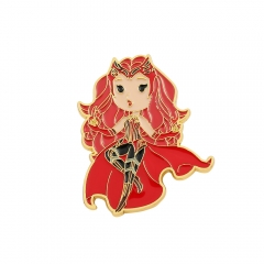 Marvel Comics Scarlet's Witch Pin Anime Brooch